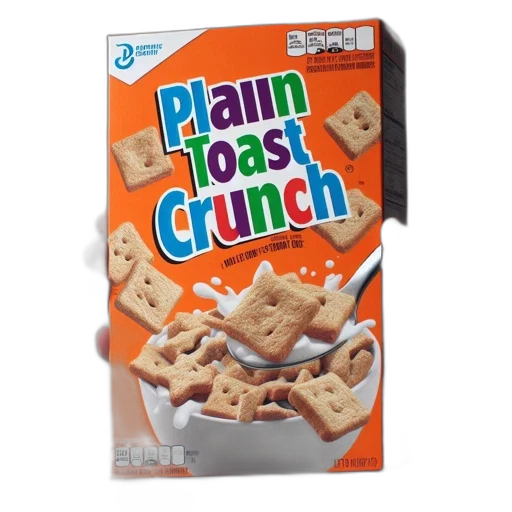 food, image, features, box, cereal, called, plain, toast transparent PNG cut-out