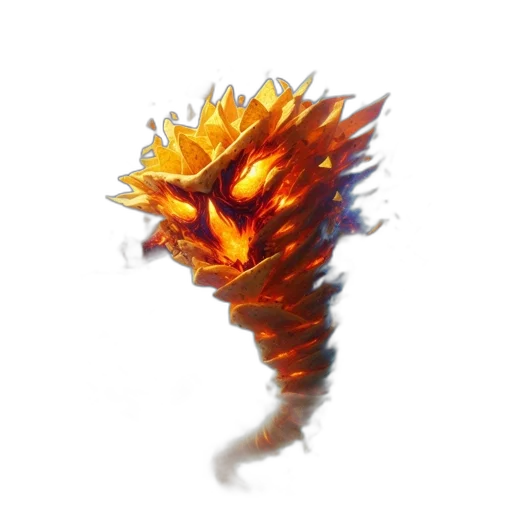 dragon, creature, staff, weapon, 3d render, concept art, fantasy art, pixel art transparent PNG cut-out