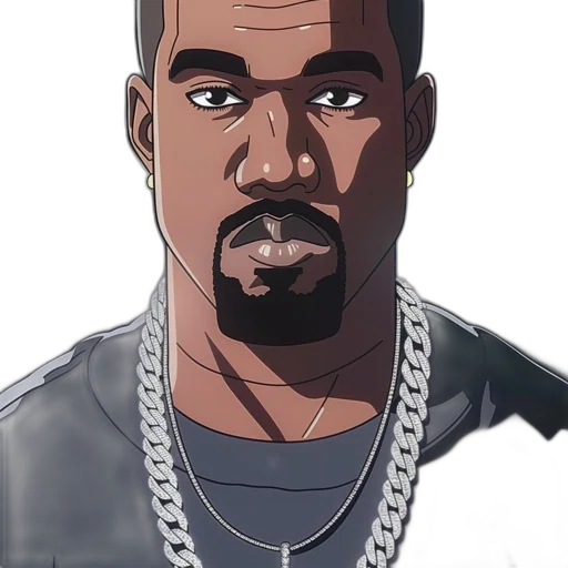 face, jacket, animal, cartoon, comic book art, concept art, anime, earth tones transparent PNG cut-out