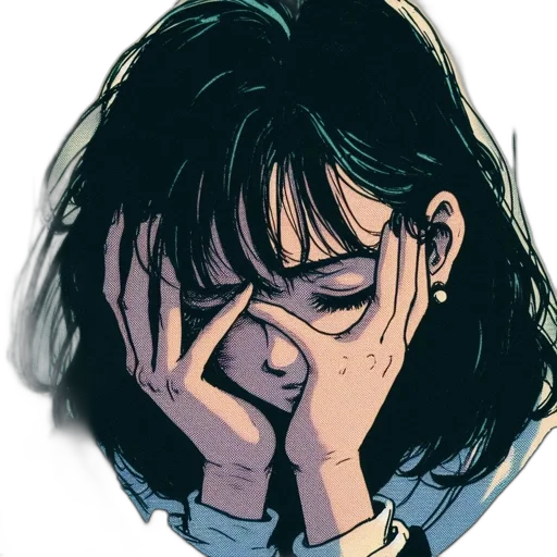 face, jacket, mask, comic book art, concept art, photorealistic, animated, female transparent PNG cut-out