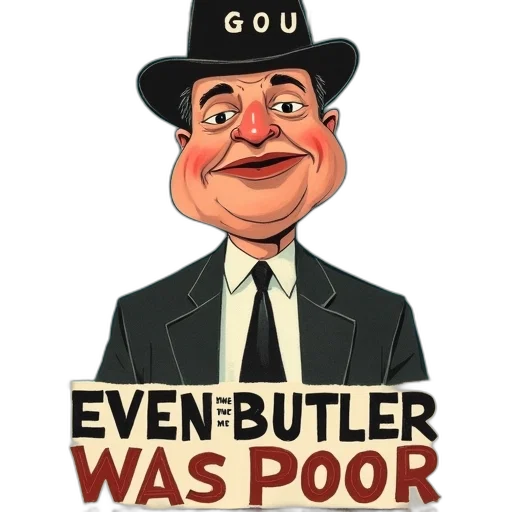 cartoon, cover, book, titled, even, butler, poor, ron transparent PNG cut-out