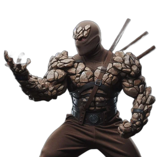 creature, concept art, comic book art, 3d render, fantasy art, unusual, figure, stony transparent PNG cut-out