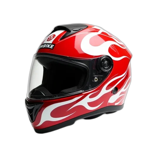 mask, photorealistic, 3d render, close-up, image, red, white, helmet transparent PNG cut-out