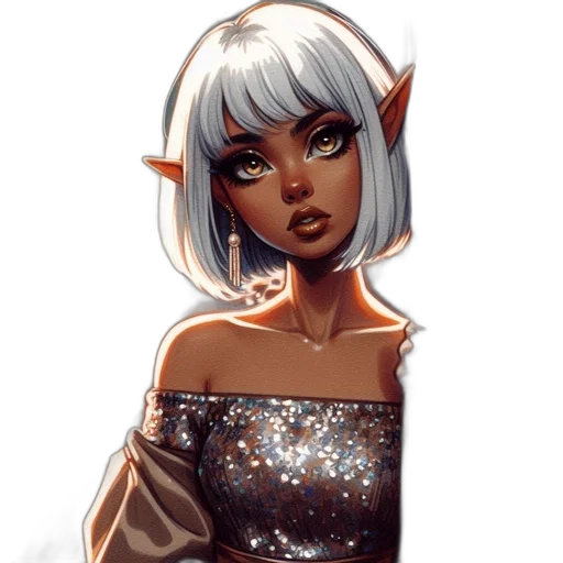 dress, face, staff, fantasy art, concept art, pixel art, watercolor, pastel transparent PNG cut-out