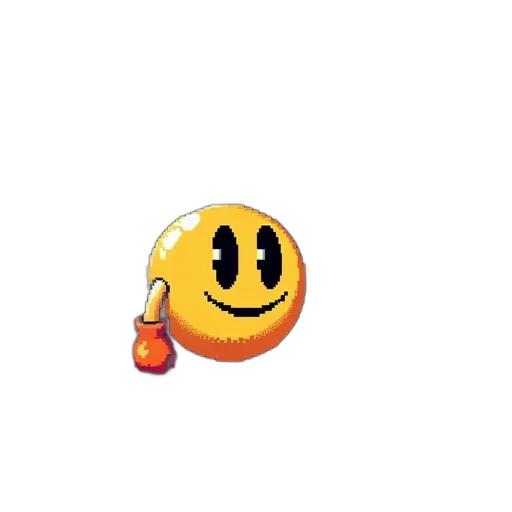 staff, face, hat, robot, pixel art, 3d render, cartoon, concept art transparent PNG cut-out