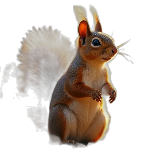 animal, staff, creature, photorealistic transparent PNG cut-out