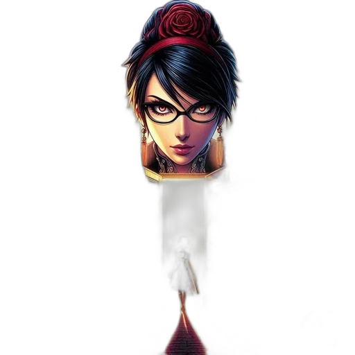 staff, weapon, face, jewelry, concept art, anime, pixel art, fantasy art transparent PNG cut-out