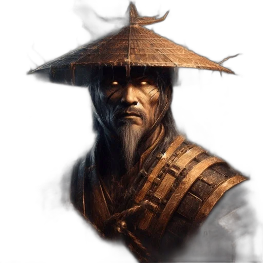 hat, face, staff, mask, fantasy art, concept art, photorealistic, oil painting transparent PNG cut-out