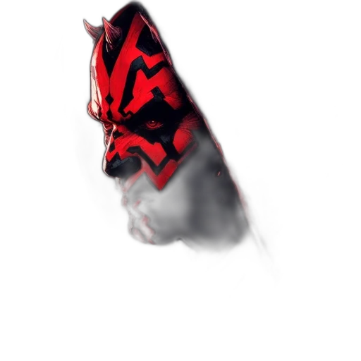 mask, creature, dragon, animal, concept art, fantasy art, pixel art, photorealistic transparent PNG cut-out