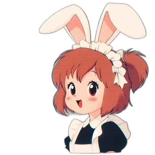 animal, dress, creature, hat, anime, cartoon, pixel art, watercolor transparent PNG cut-out