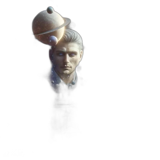 staff, face, mask, crown, 3d render, photorealistic, concept art, pixel art transparent PNG cut-out