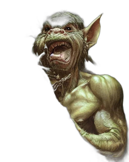 creature, staff, face, animal transparent PNG cut-out
