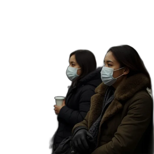 mask, face, photorealistic, cyberpunk transparent PNG cut-out