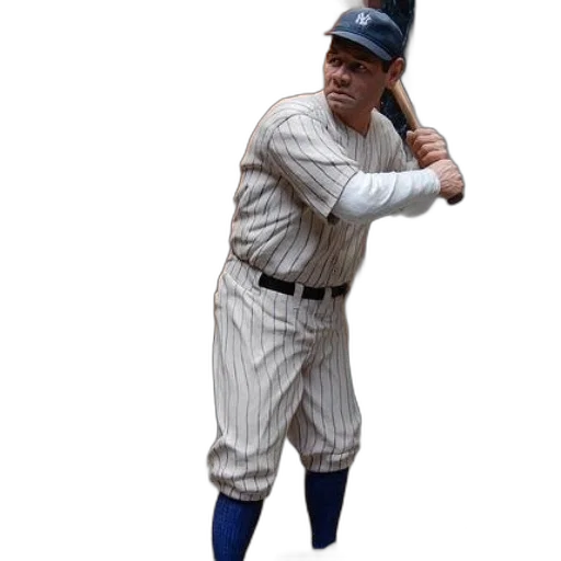 hat, staff, 3d render, concept art, wax, statue, baseball, player transparent PNG cut-out