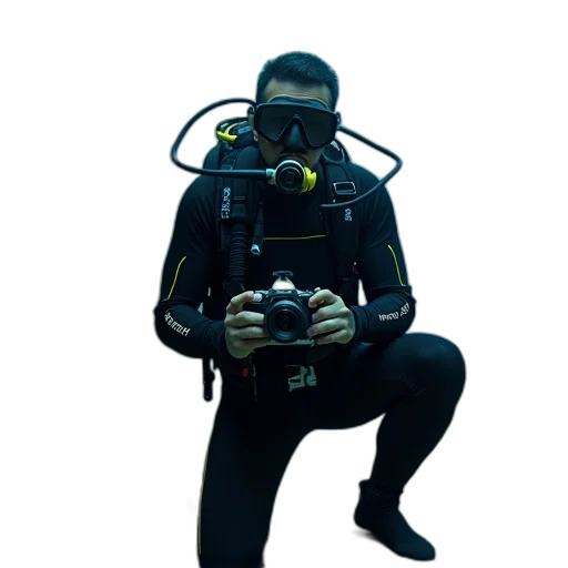 robot, mask, staff, creature, concept art, cyberpunk, 3d render, pixel art transparent PNG cut-out