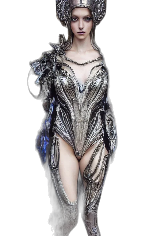 dress, robot, creature, jewelry transparent PNG cut-out