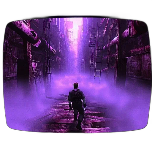 mask, hat, cyberpunk, concept art, vaporwave, 3d render, fog, outer space transparent PNG cut-out