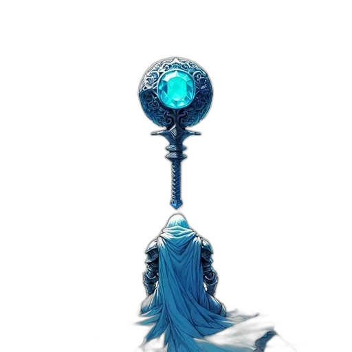 sword, staff, weapon, crown, concept art, fantasy art, pixel art, 3d render transparent PNG cut-out
