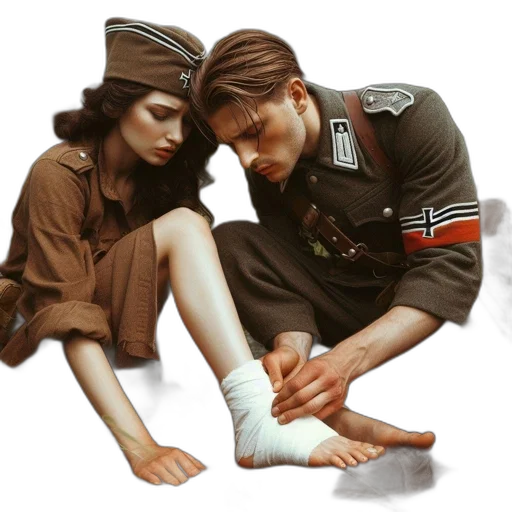 shoes, weapon, hat, concept art, photorealistic, oil painting, comic book art, fire transparent PNG cut-out