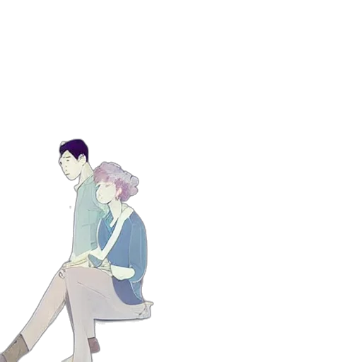 umbrella, anime, vaporwave, watercolor transparent PNG cut-out