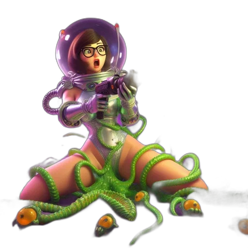 staff, dress, creature, robot, concept art, fantasy art, 3d render, pixel art transparent PNG cut-out