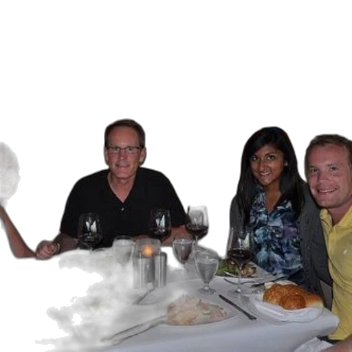staff, umbrella, food, 3d render, outer space, group, four, people transparent PNG cut-out