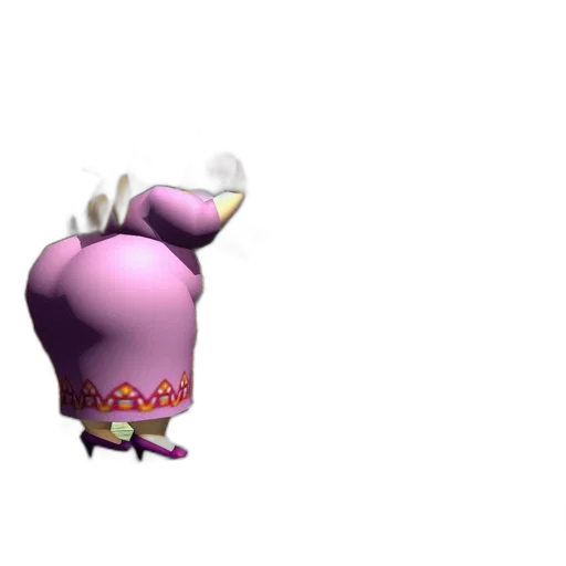 creature, animal, crown, hat, 3d render, concept art, vaporwave, pastel transparent PNG cut-out