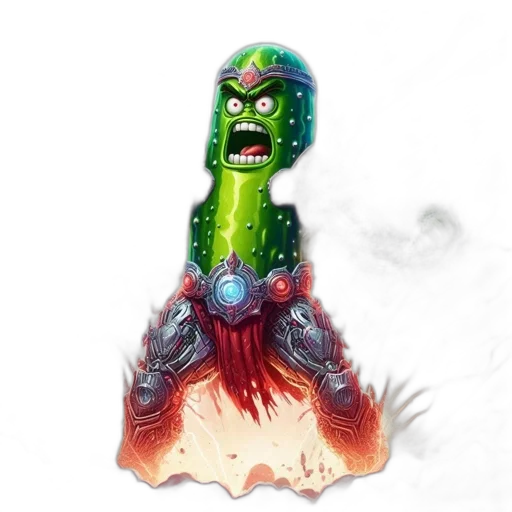 creature, food, bottle, weapon, concept art, fantasy art, photorealistic, 3d render transparent PNG cut-out