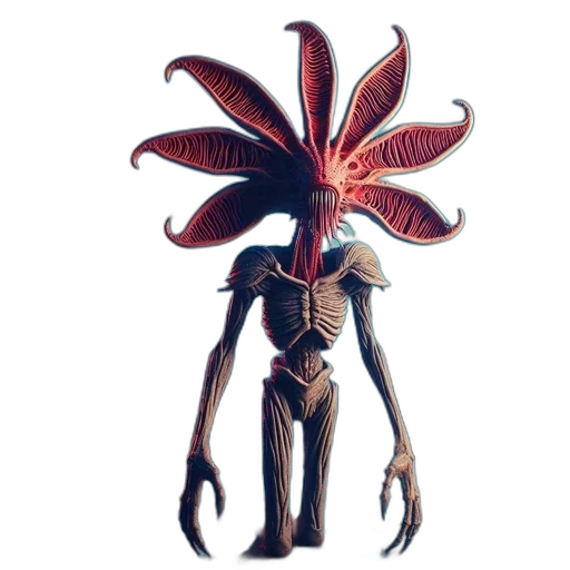 creature, staff, robot, mask, concept art, fantasy art, 3d render, pixel art transparent PNG cut-out