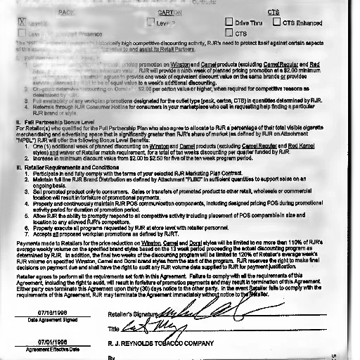 document, titled, retail, partners, marketing, contracts, various, sections transparent PNG cut-out