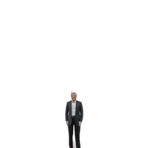 robot, jacket, staff, animal, 3d render, pixel art, concept art, photorealistic transparent PNG cut-out