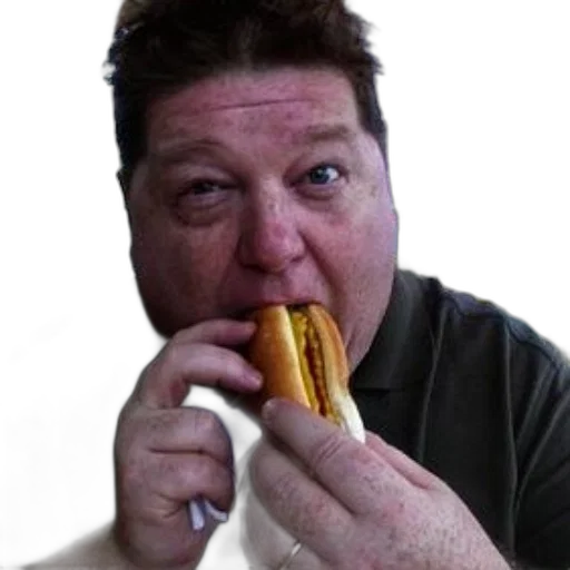 food, staff, animal, face, photorealistic, man, enjoys, hot transparent PNG cut-out