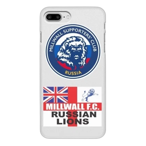 phone, case, features, logo, millwall, supporters, club, russia transparent PNG cut-out