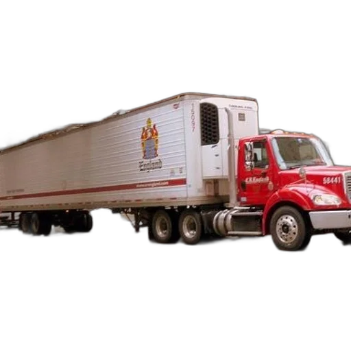 food, red, white, truck, word, england, parked, front transparent PNG cut-out