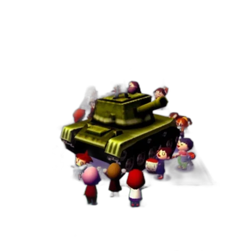 weapon, robot, car, staff, pixel art, concept art, 3d render, town transparent PNG cut-out