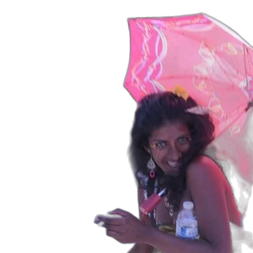 umbrella, creature, weapon, dress, vaporwave, underwater, rain, beach transparent PNG cut-out
