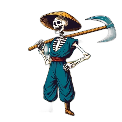 staff, weapon, mask, sword, concept art, 3d render, fantasy art, vaporwave transparent PNG cut-out
