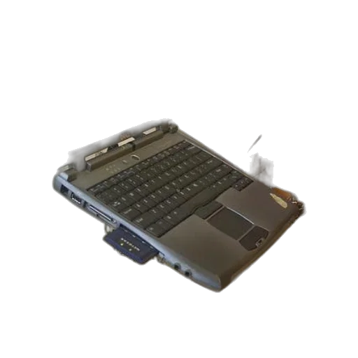 weapon, robot, jewelry, 3d render, pixel art, vaporwave, cyberpunk, laptop transparent PNG cut-out