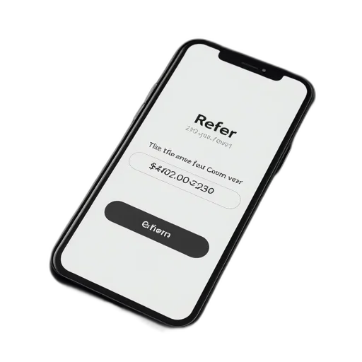 mobile, phone, refer, screen transparent PNG cut-out