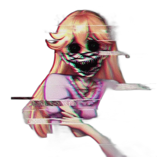 mask, robot, creature, weapon, vaporwave, anime, pixel art, 3d render transparent PNG cut-out