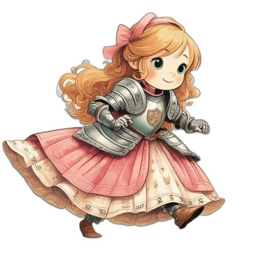weapon, sword, staff, dress, fantasy art, watercolor, concept art, anime transparent PNG cut-out