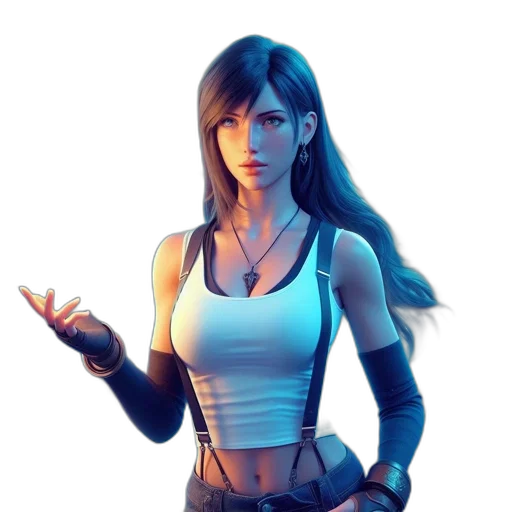 jacket, weapon, face, staff transparent PNG cut-out