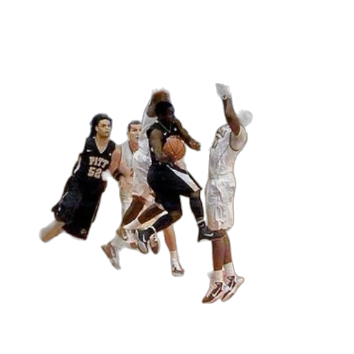 concept art, 3d render, pixel art, outer space, basketball, game, player, white transparent PNG cut-out