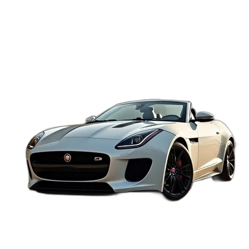 car, 3d render, photorealistic, jaguar transparent PNG cut-out