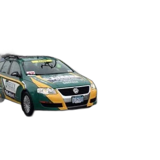 car, 3d render, photorealistic, concept art, green, yellow, volkswagen, bikes transparent PNG cut-out