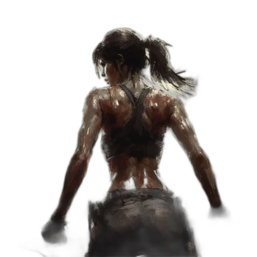 weapon, face, creature, dress, concept art, fantasy art, photorealistic, watercolor transparent PNG cut-out