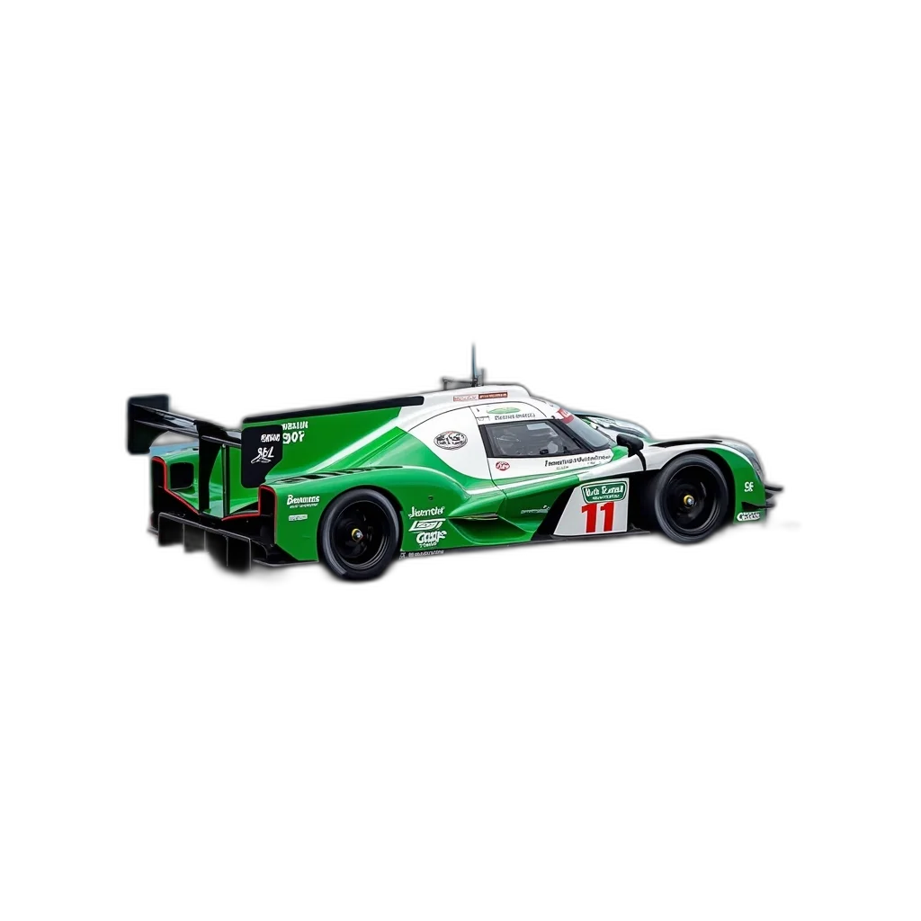 car, 3d render, concept art, photorealistic, pixel art, green, white, racing transparent PNG cut-out