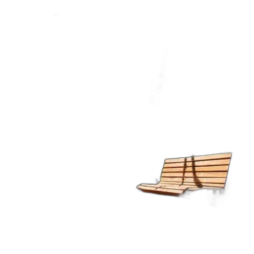 jewelry, furniture, shoes, sword, 3d render, wooden, bench, sits transparent PNG cut-out