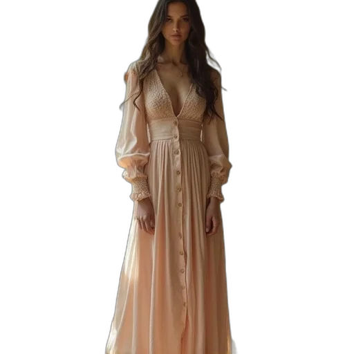 dress, concept art, earth tones, golden, animox, button, down transparent PNG cut-out
