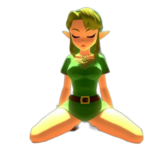 staff, 3d render, concept art, pixel art, fantasy art, green, animated, figure transparent PNG cut-out